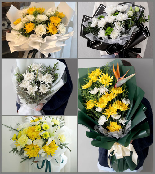 黑龙江鸡西城子河区白事花束代送